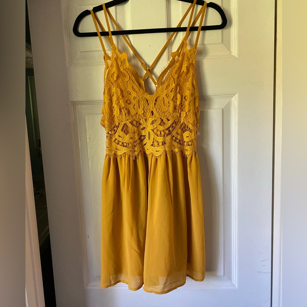 Yellow romper